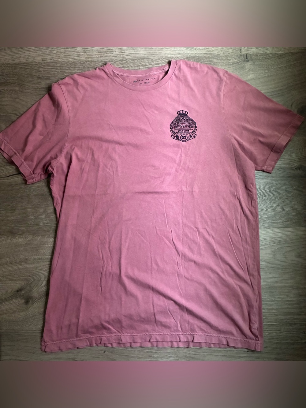 Travis Mathew Men’s Red Southern California Golf Club T-Shirt Size XL